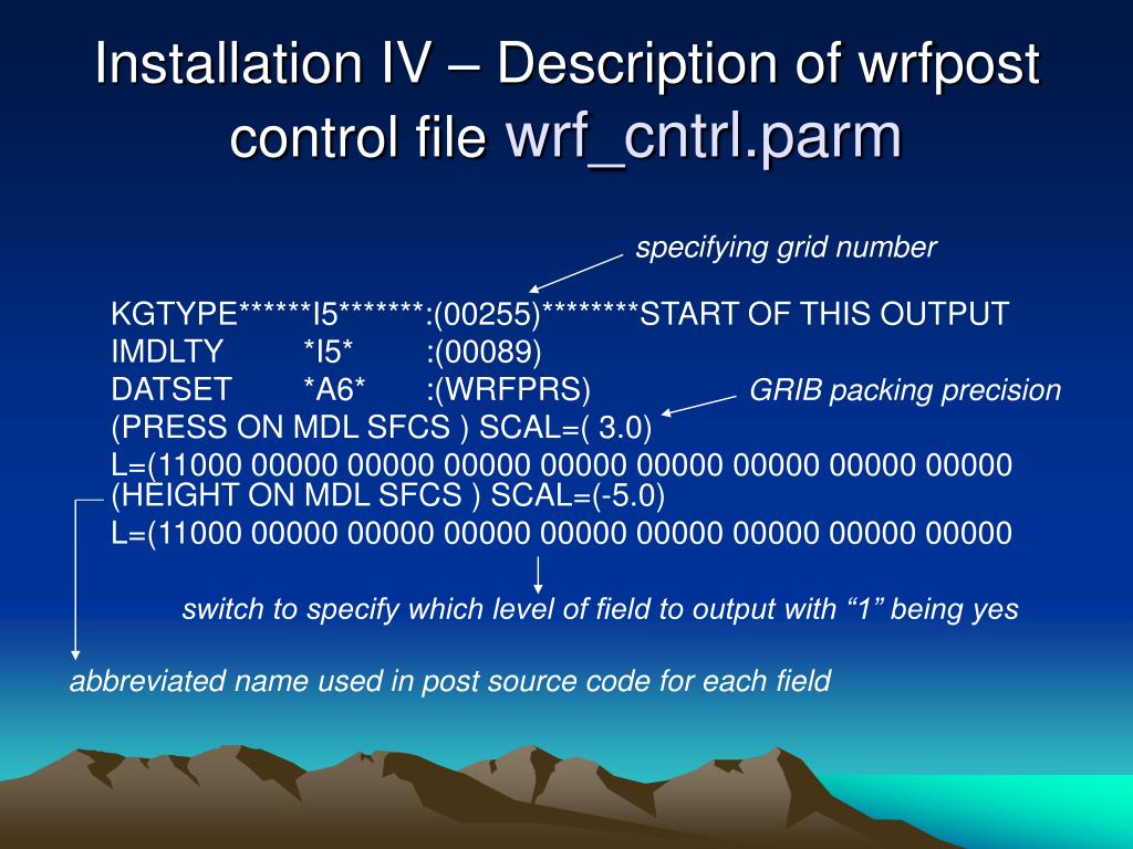 wrf file format